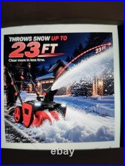 Yusazens 40V 20-in Cordless Electric Snow Blower (Blue In Color)